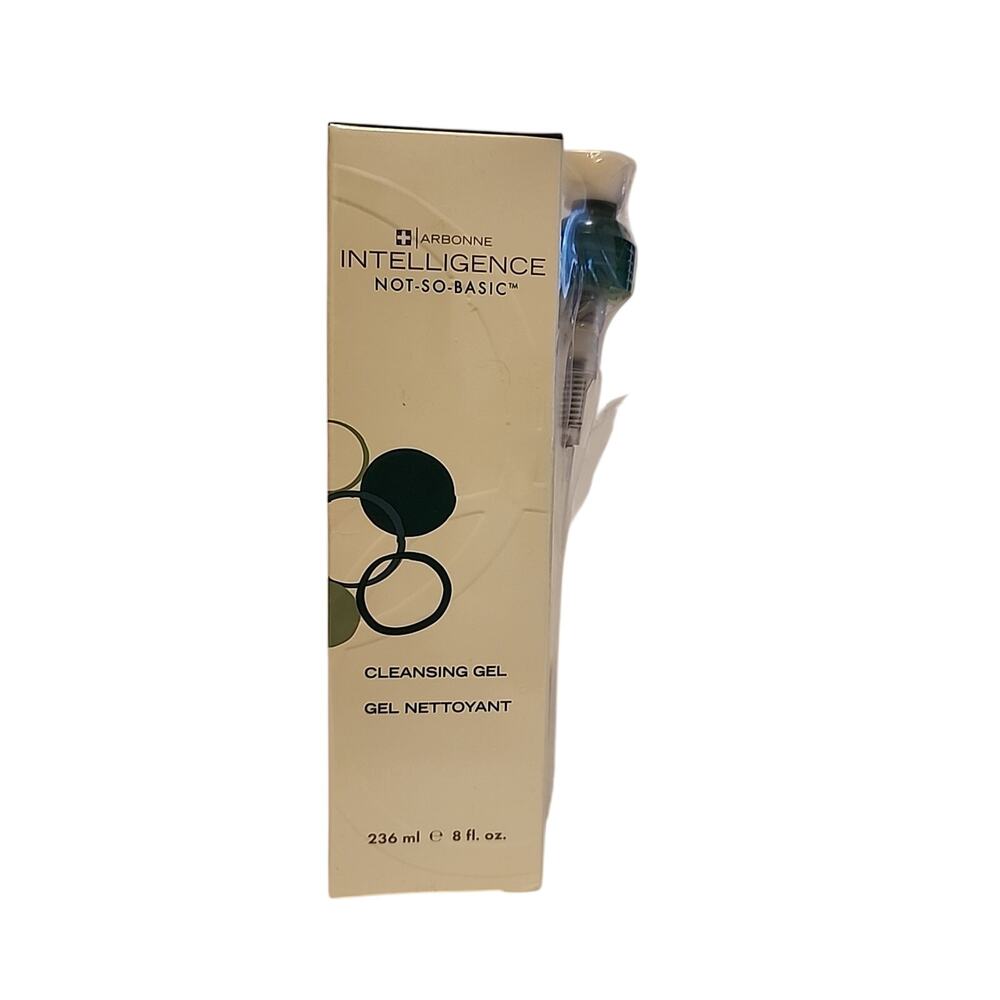 NEW Sealed Arbonne Intelligence Not So Basic Skin Care Cleansing Gel 8oz w/Pump